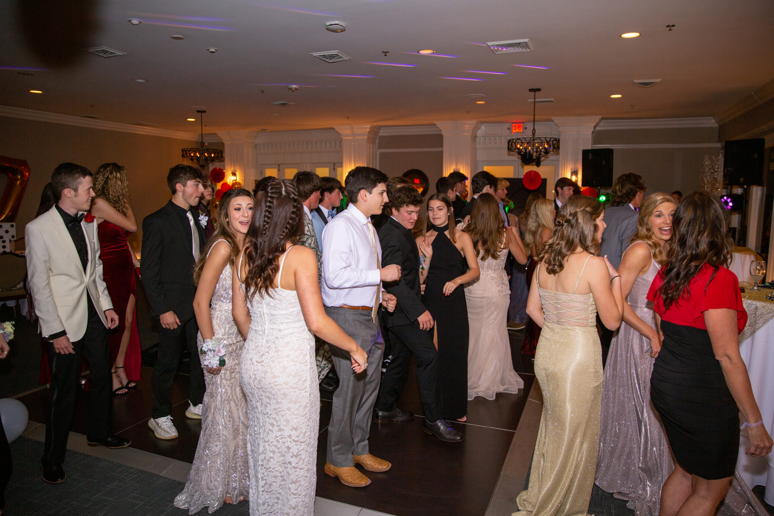 students dancing at Prom