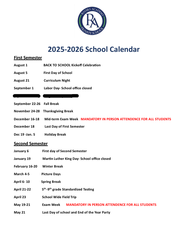 Calendar 2025-26 Calendar 2025-26